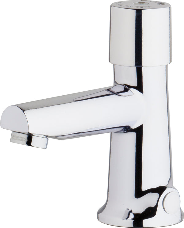 Chicago Faucets Lavatory Faucet, Manual Metering 3501-E2805ABCP