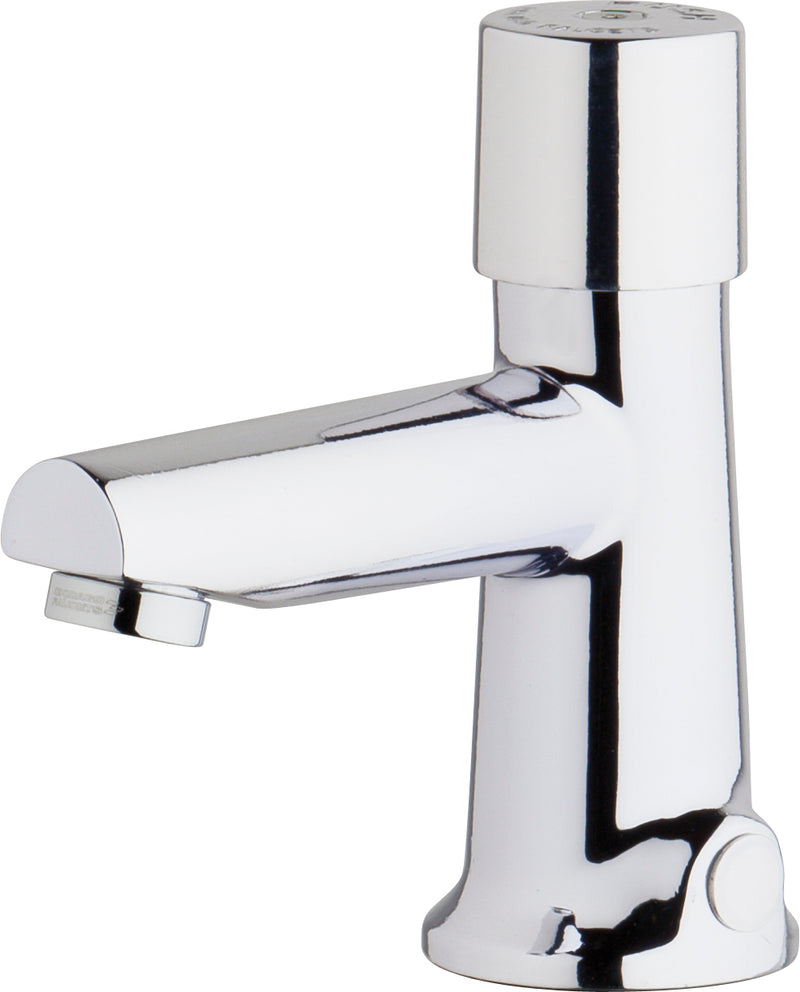 Chicago Faucets Lavatory Faucet, Manual Metering 3501-E2805ABCP