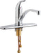 Chicago Faucets Kitchen Faucet, Manual Sin Lvr 431-MPABCP