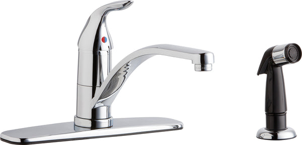 Chicago Faucets Kitchen Faucet, Manual Sin Lvr 432-ABCP