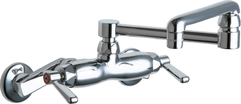 Chicago Faucets Kitchen Sink Faucet 445-DJ13E35ABCP