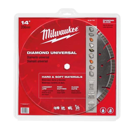Milwaukee 14" Diamond Universal Segmented-turbo Saw Blade