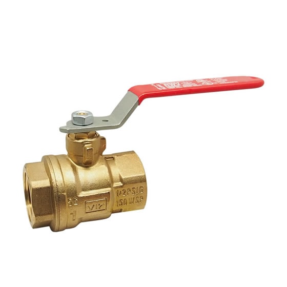 1" Red Cap Gas Ball Valve