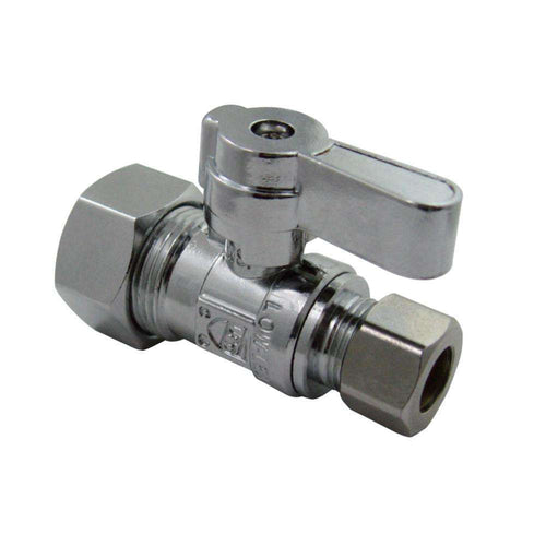 Kingston Brass KF5335 Comp x 3/8" O.D. Comp Straight Shut