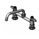 T&S Brass 5F-8DLS08 equip 8" Deck Mount Faucet,Lever Handles