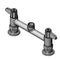 T&S Brass 5F-8DLX00 Faucet,8"Centers,Deck Mount,Less Spout