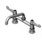 T&S Brass 5F-8DWS08 Equip 8" Deck Mount Faucet,Wrist Handles