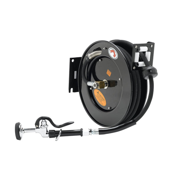 T&S Brass 5HR-232-01 Hose Reel, Open, Powder Coated Steel