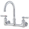 Watts LFF-WST8-G06S 8" Wall Mount Faucet w/ 6" G-Neck Spout