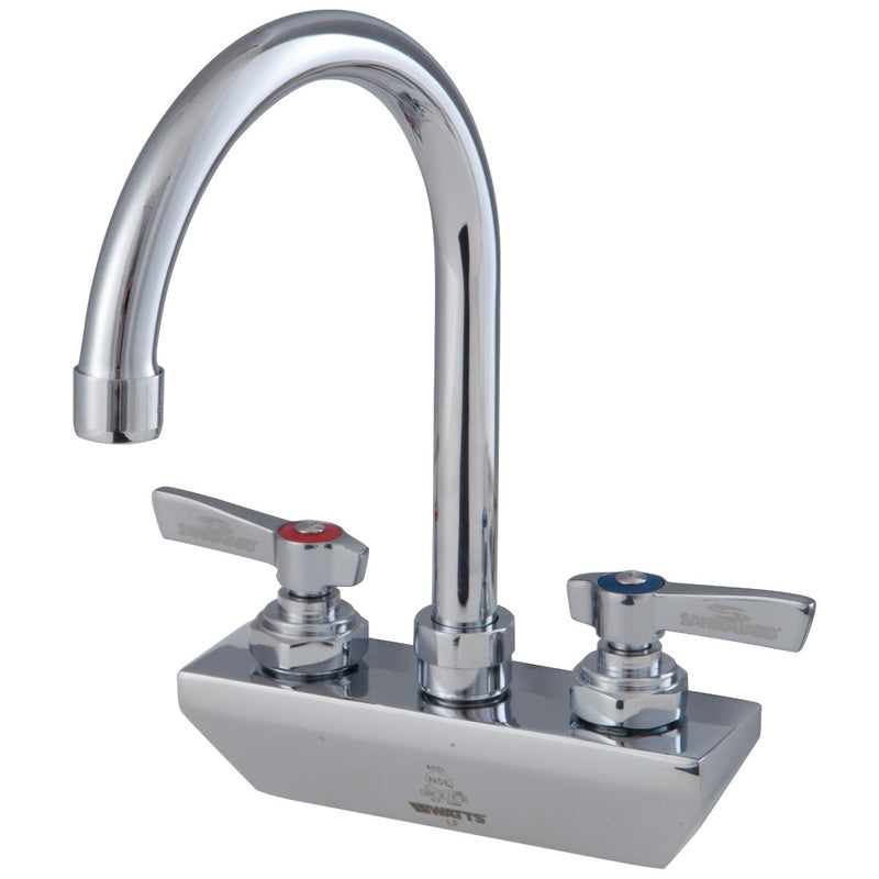 Watts Wall Mount Bar Faucet 6" Swivel G-Neck Spout