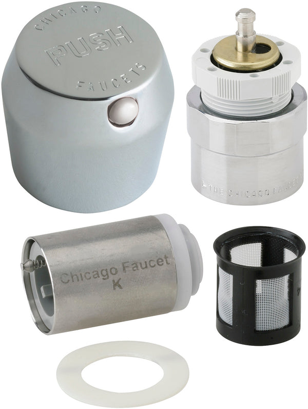Chicago Faucets Metering Push Button Retrofit Kit 665-RKPABCP