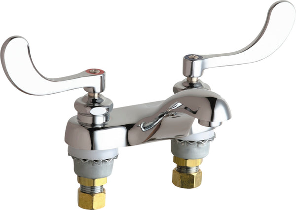 Chicago Faucets Deck Mounted 4'' Vandal Proof Lavatory Faucet 802-VE34VP317ABCP