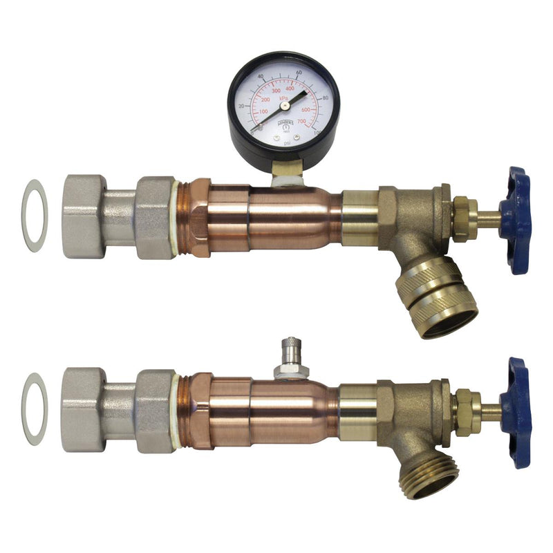 Watts test kit 1" 1" manifold pressure test kit air or Water