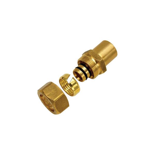 Watts RLC10B1616-5 1" Pex-Al Comp X 1" Male Sweat Adapter