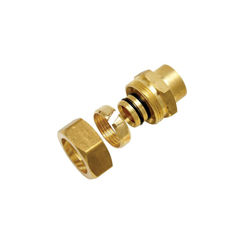 Watts 10 3 4" pex al comp x 3 4" female sweat adapter