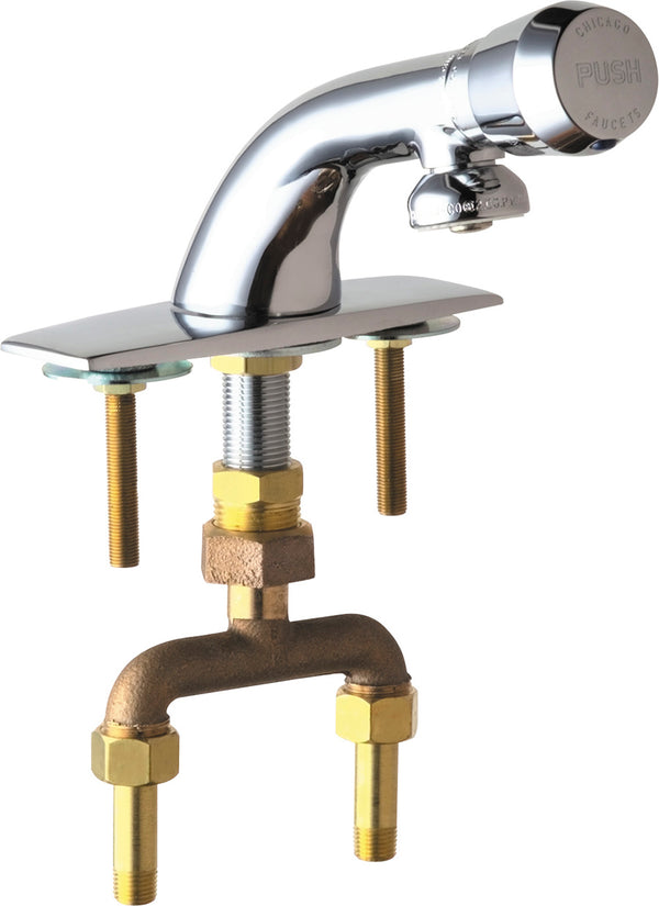 Chicago Faucets Lavatory Faucet Metering 844-665PushABCP