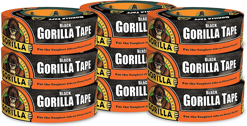 Gorilla Black Duct Tape, 12 Yards