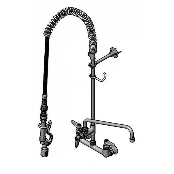 T&S Brass B-0133-14CRQJST EasyInstall Pre-Rinse