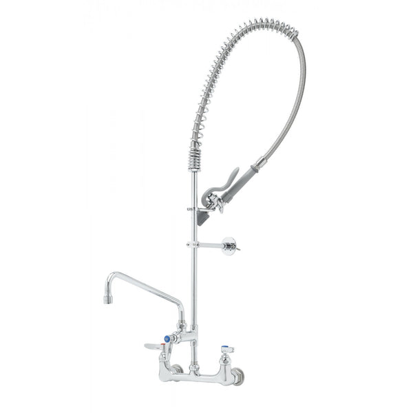 T&S Brass B-0133-ADF12-BC Pre-Rinse Unit: 8" Wall Mount