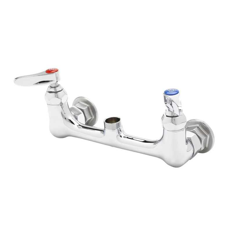 T&S Brass B-0330-LN Double Pantry Base Faucet, Wall Mount