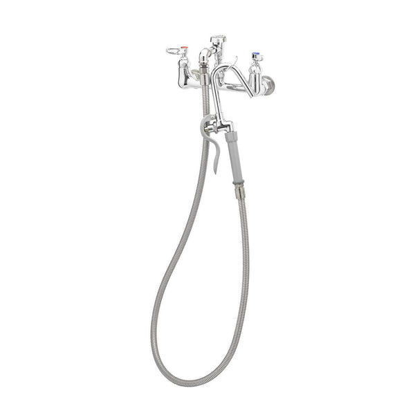 T&S Brass B-0610 Pot Filler, Wall Mount, 8" Centers