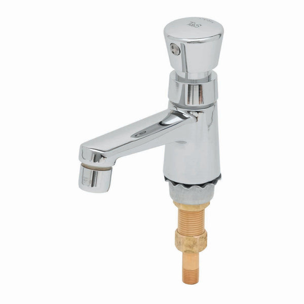 T&S Brass B-0712-VF05 Sill Faucet, Self-Closing Metering