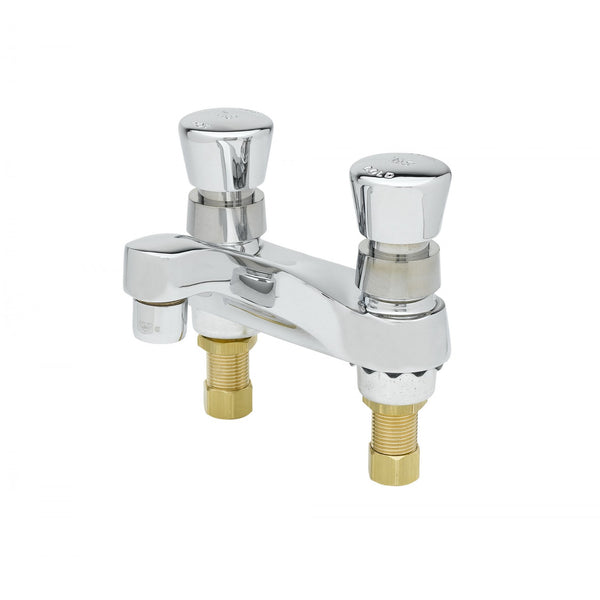 T&S Brass B-0831-VF05 Metering Faucet, Deck Mtd, 4" Centers