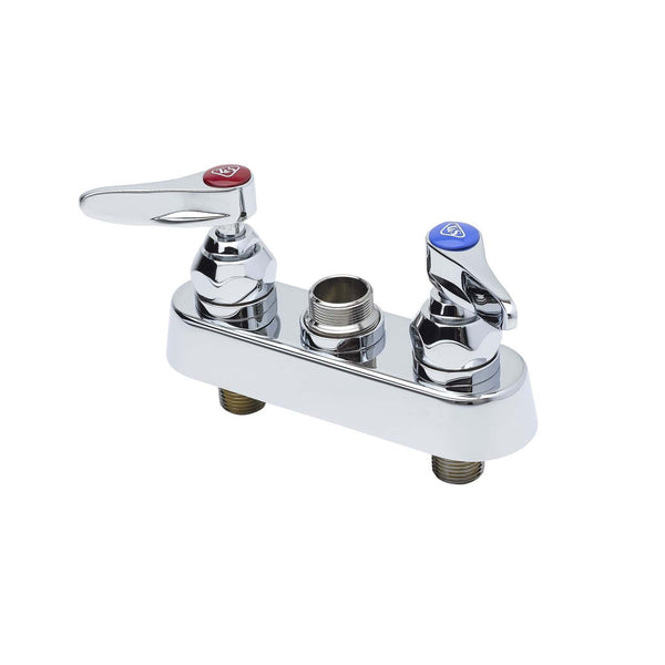 T&S Brass B-1110-LN Workboard Faucet, Deck Mount, 4" Centers