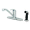 T&S Brass B-2730 Single Lever Faucet,48" Sidespray, 9" Spout