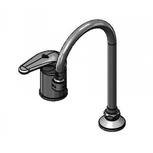 T&S Brass B-2742 Single Lever Side Mount Control Base Faucet