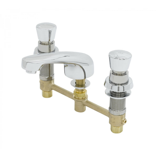 T&S Brass B-2991 Lavatory Faucet, 8" Center, Cast Spout