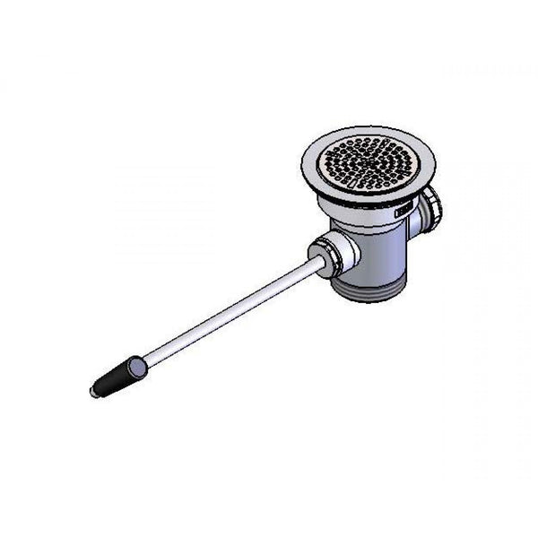 T&S Brass B-3952 Waste Drain Valve, Twist Handle