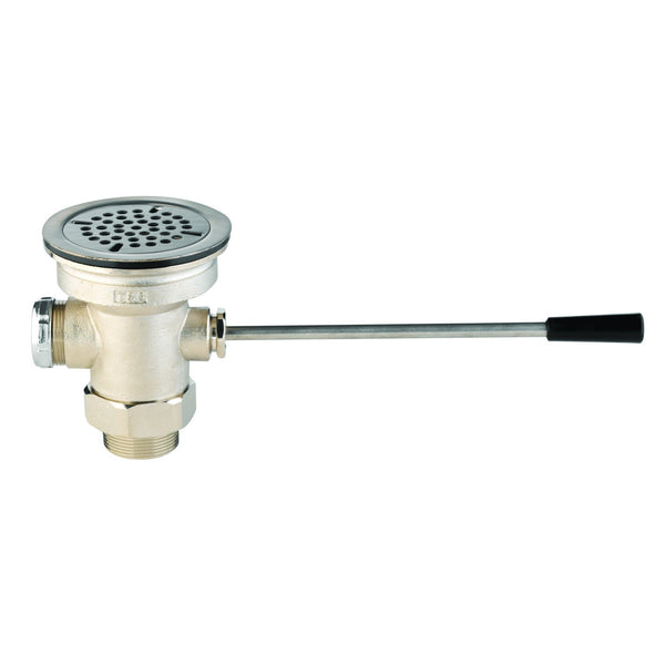 T&S Brass B-3960 Waste Drain Valve, Lever Handle