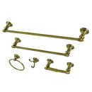 Provence BAHK2612478AB 5-Piece Bathroom Hardware Set, Antique Brass