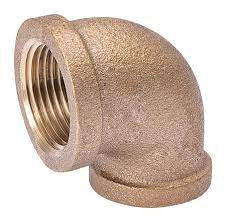 Lead Free 1" X 3/4" 90 Brass