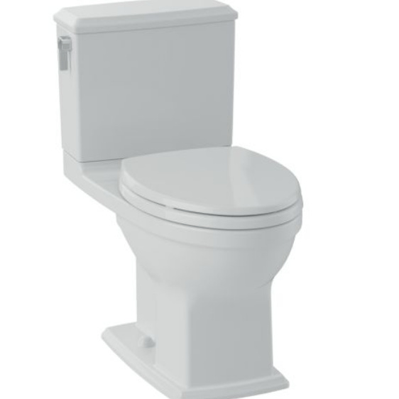 TOTO Connelly Two-Piece Elongated Dual-Max, Dual Flush 1.28 and 0.9 GPF Universal Height Toilet with CeFiONtect, Bone CST494CEMFG#03