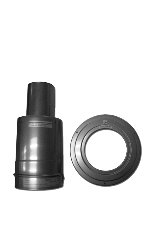 Noritz CVT-S Straight Termination w/ Birdscreen