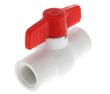 1/2" Threaded PVC Ball Valve