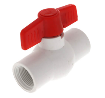 3/4" Threaded PVC Ball Valve