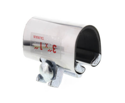 DRS 1" x 3" Stainless Steel Pipe Repair Clamp