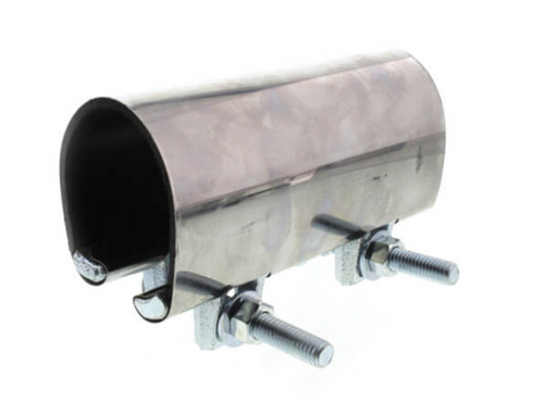 DRS 1-1/2" x 3" Stainless Steel Pipe Repair Clamp