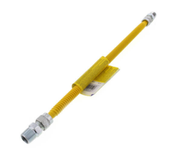 1/2" x 18" Stainless Steel Gas Flex with End Fitting