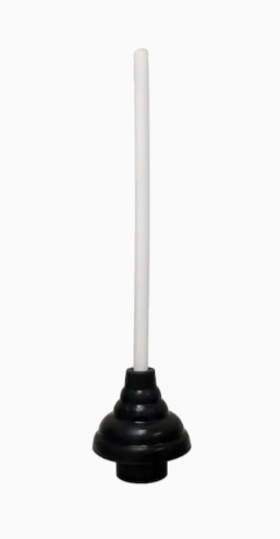 Heavy-Duty Force Cup Plunger 6" Dual Cup