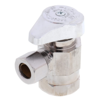 3/8" Compression X 1/2" IPS 1/4" Turn Angle Stop