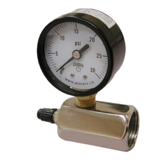 160 PSI Gas Test Gauge Assembly