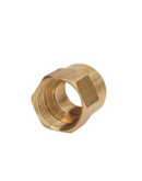 3/4" Female Hose Thread x 1/2" FIP Hose Adapter, Brass Body