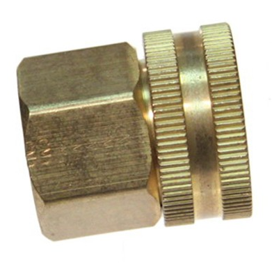1/2" FIP x 3/4" FHT Brass Swivel Hose Adapter