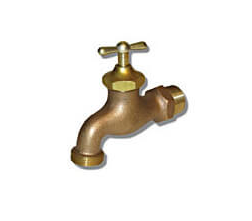 1/2" MIP Lead Free Hose Bibb Rough Brass