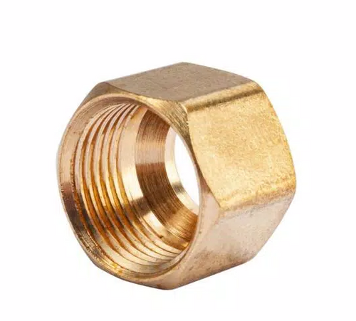 3/8" Rough Brass Compression Nut, 200 psi