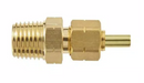 1/4" Compression x 1/4" MIP Union Brass Adapter, 300 psi
